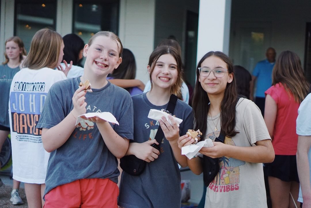 Our end of year s&rsquo;mores celebration was a hit! Our small groups got to spend some fun time together before summer!