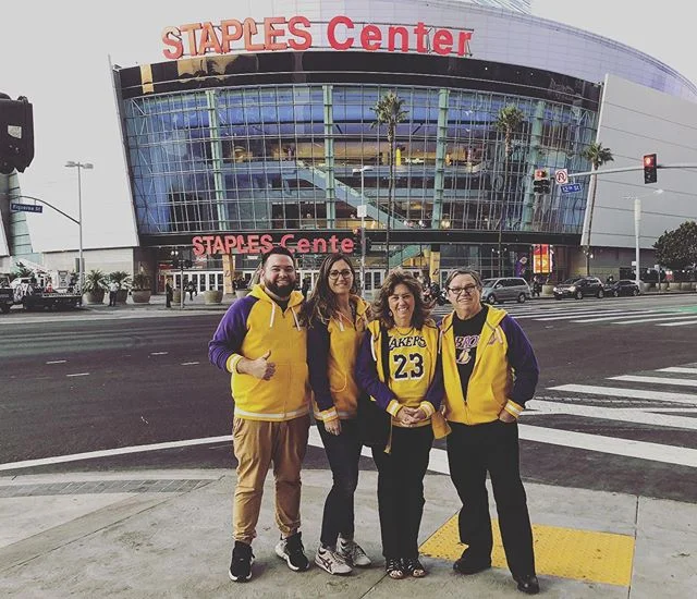 Saw Lebron hit the court as a Laker tonight...