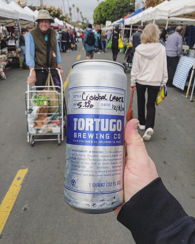 Brewery at the farmers market!! @tortugobrewing