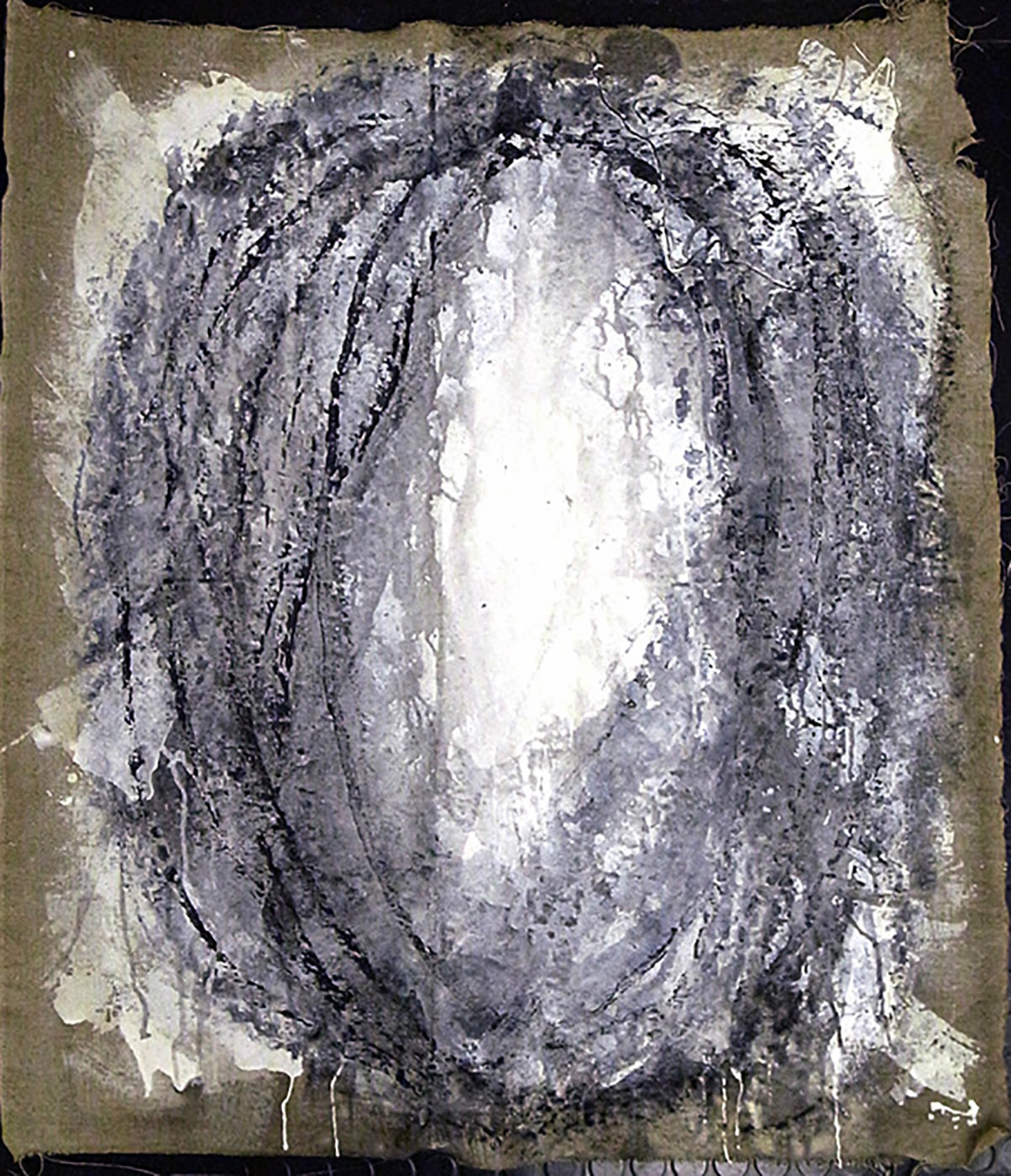 Meditative Structure - MS-RX.001 – Rawness Takes Time, Mixed Media on Linen (2016)