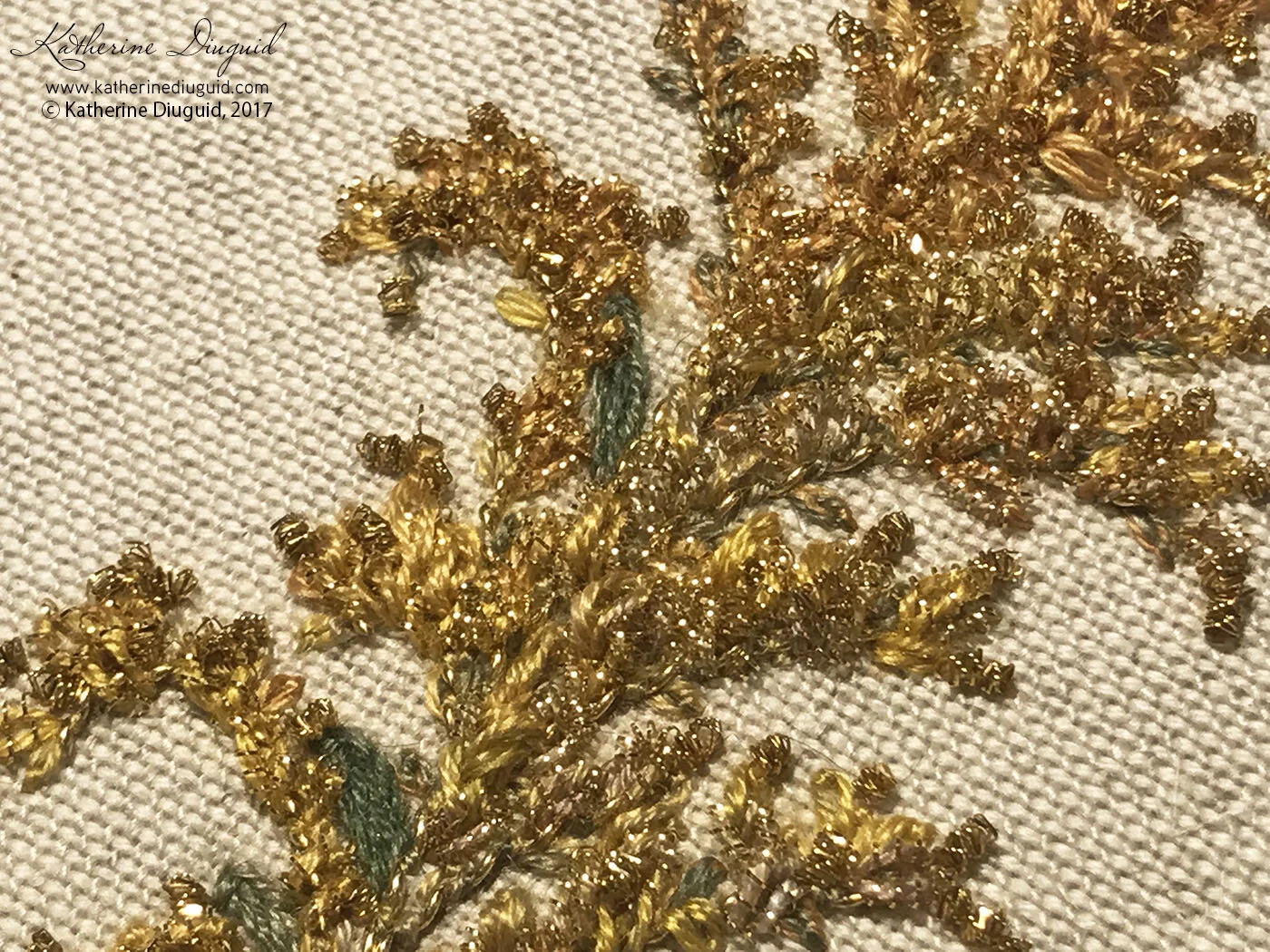 Goldenrod:  "Magnificent Stitch" EGA National 2021