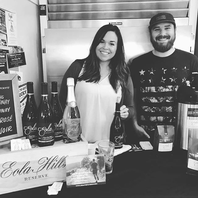 The wine walk was a blast, we loved having Katie from @eolahills back for this collaboration with them. If you didn&rsquo;t get a chance to try the Pinot Noir Barrel aged coffee don&rsquo;t fret, we will have a limited release of 12oz bags available 