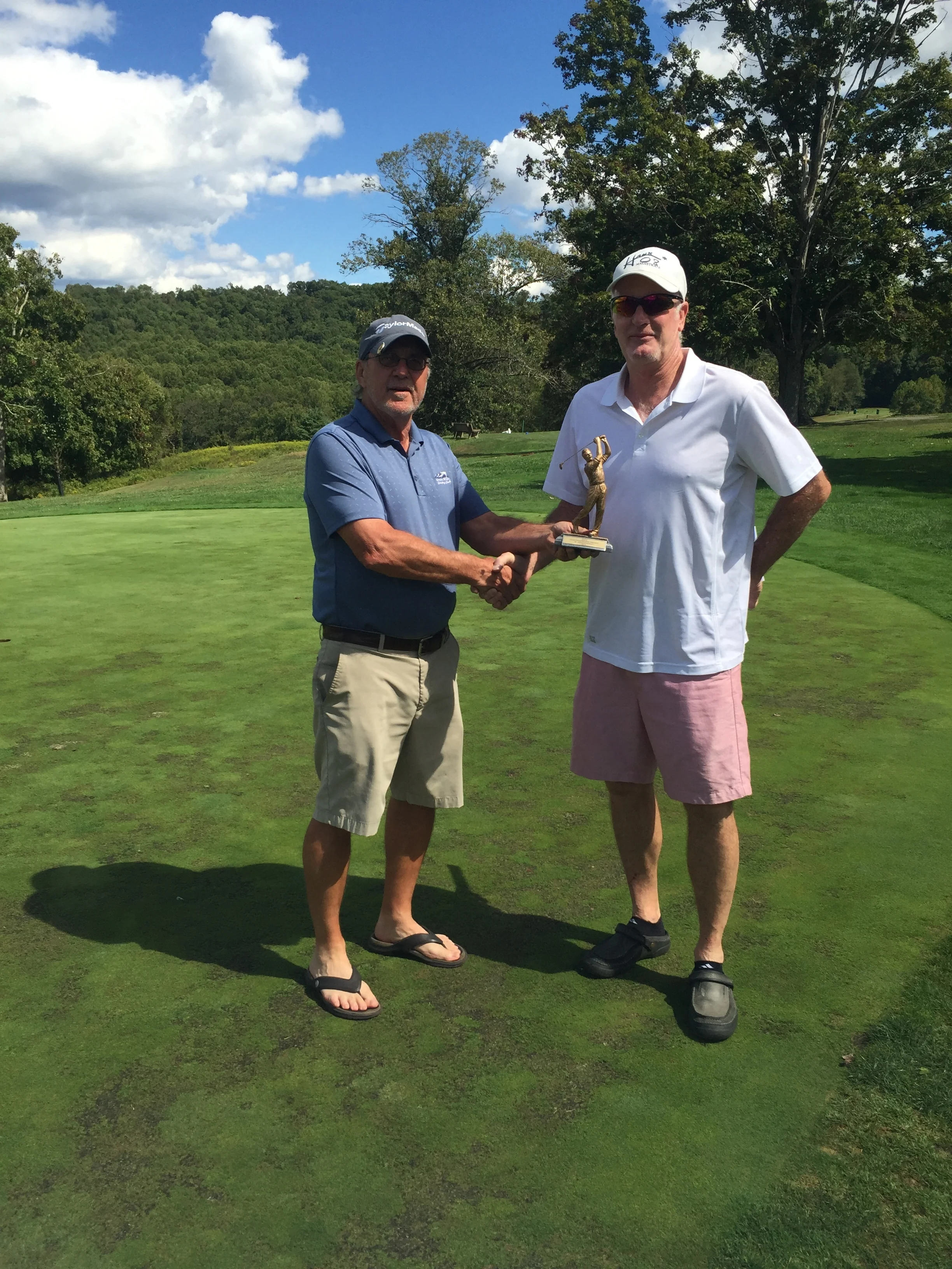 Hank Middlemas wins the 2016 Senior Club Championship shooting a 76-72