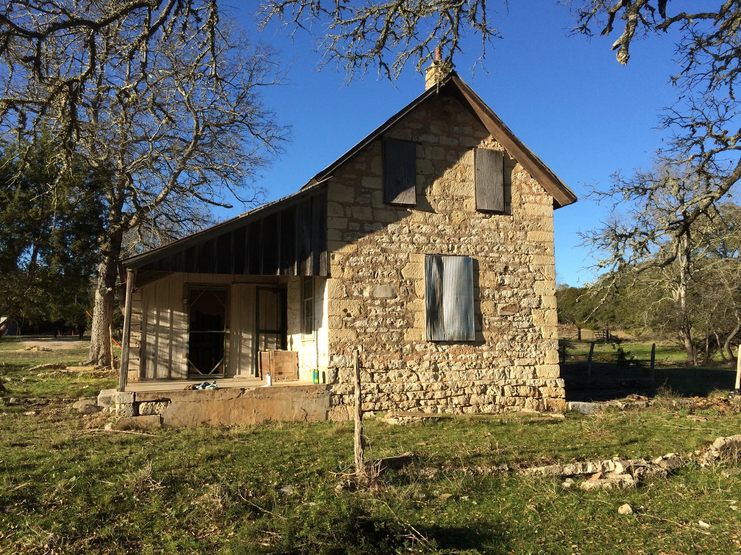  The beginning of a remodel project outside of Fredricksburg Tx. We are going to restore an old german home and put an addition on the back side. Much more to come in over the next few months. 