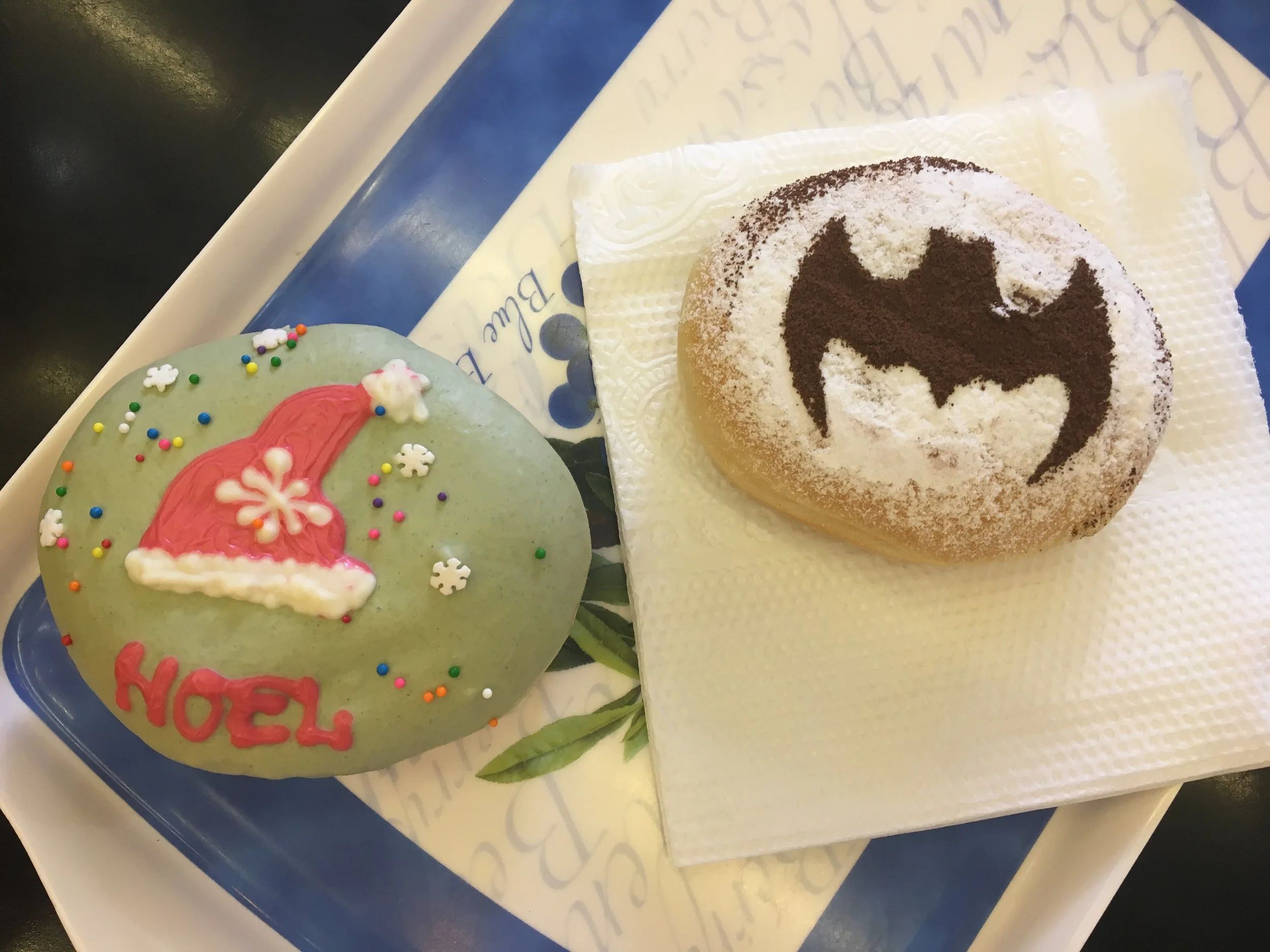 Nothing says Christmas like a batman donut