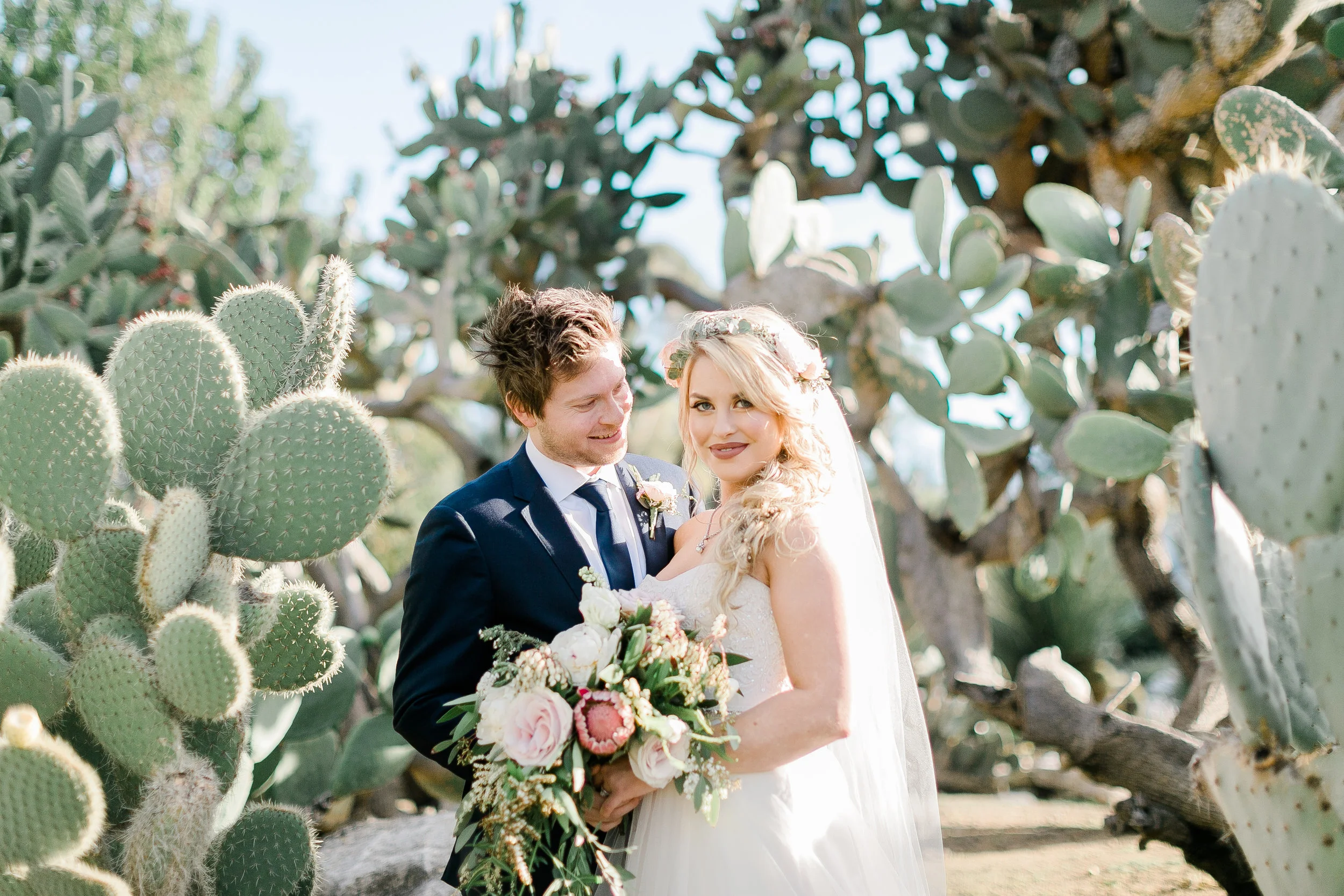 Hannah Spencer South Coast Botanic Garden Socal Wedding