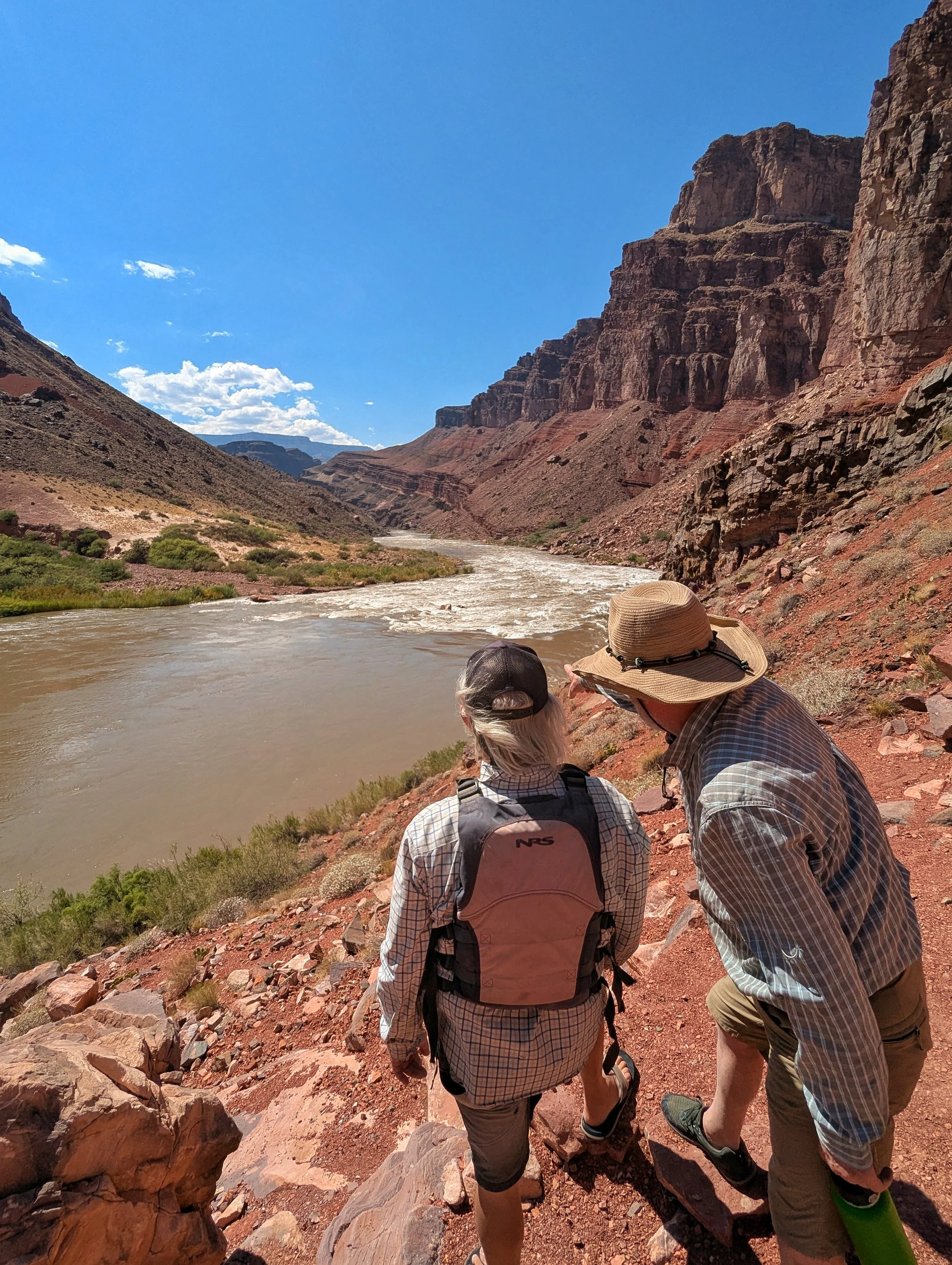 Scouting at Hance Rapid