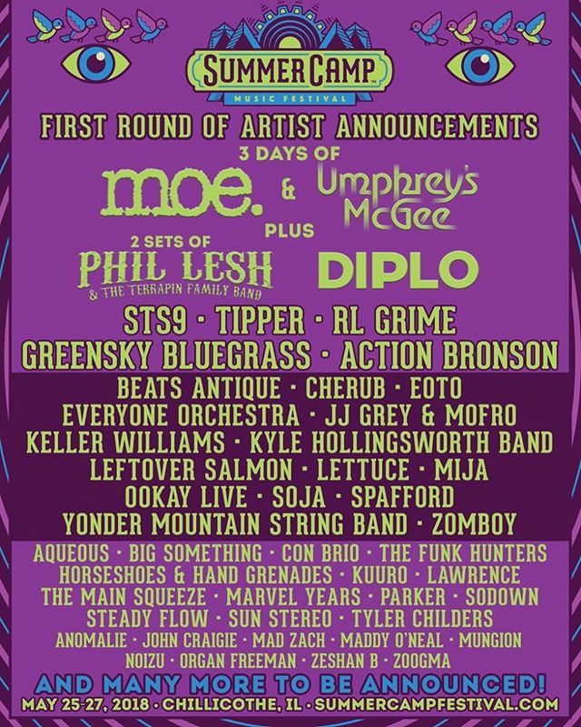 @summercampfest 2018. Be There. We Will. SummerCampFestival.com
