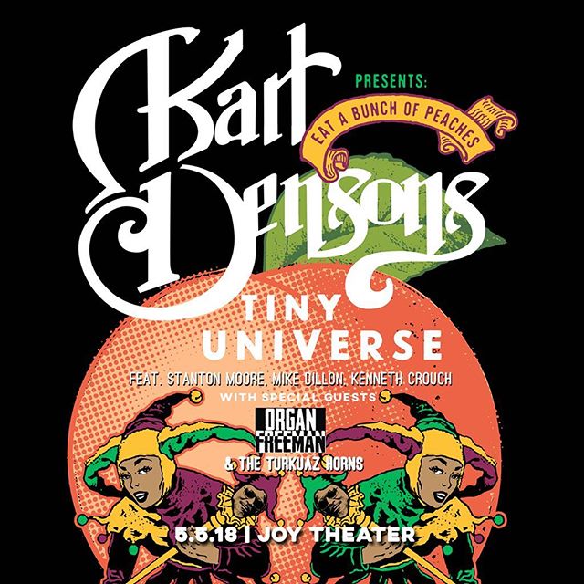 We'll be joining #KarlDensonsTinyUniverse in NOLA next week with the #Turkuaz horns. 🎷 🎹