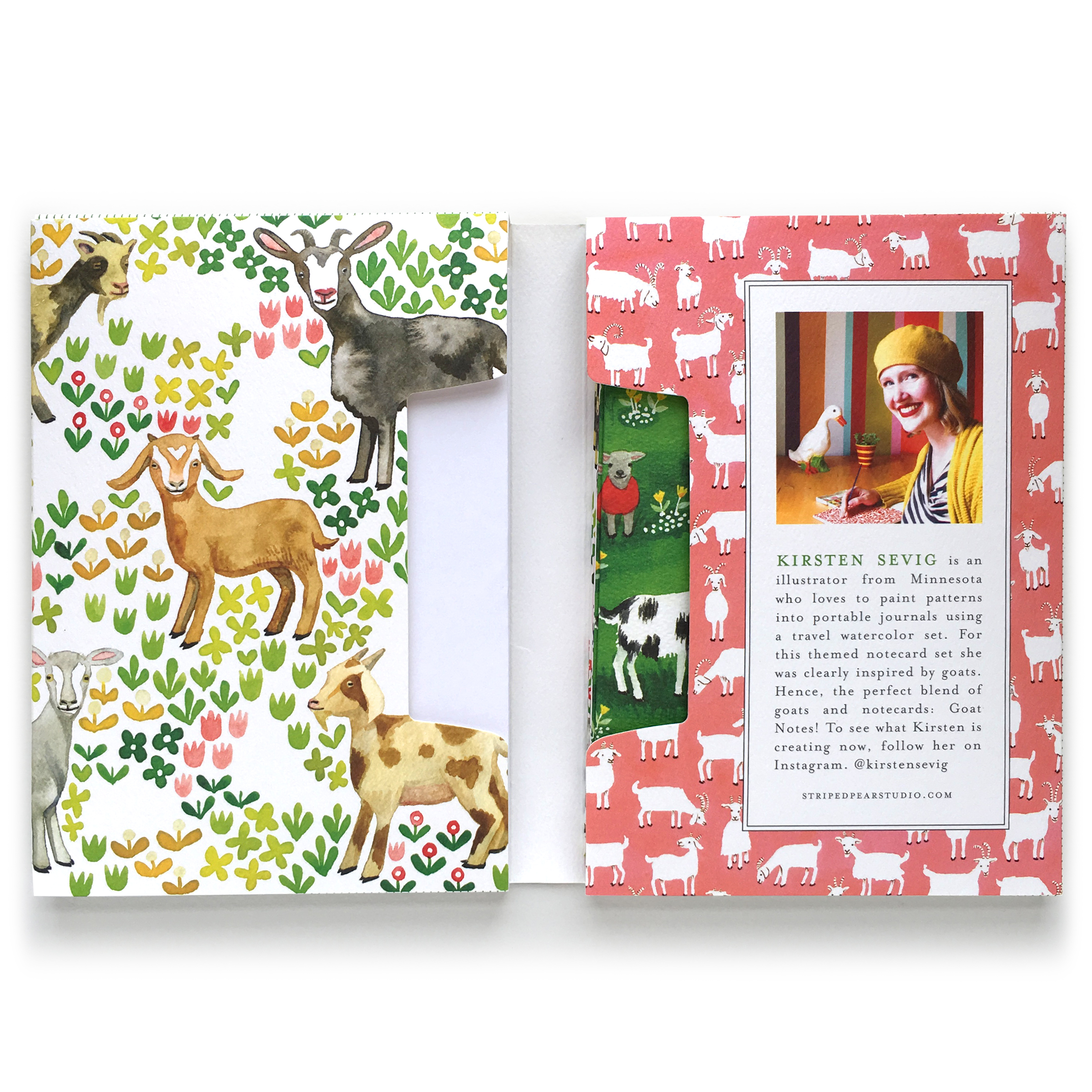 NEW Goat Notes Notecards Set 
