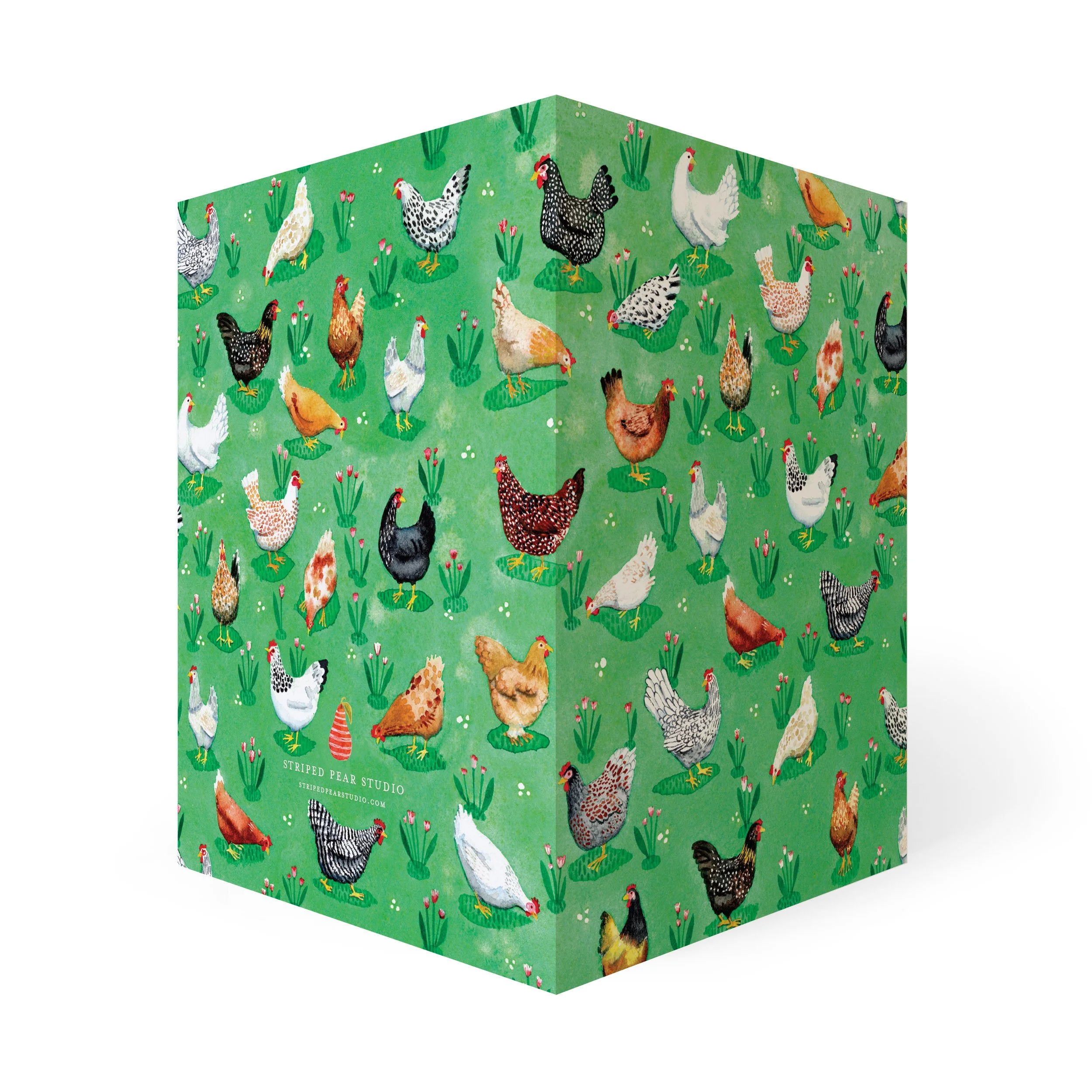 Chicken_Notecards_on_green_Square.jpg