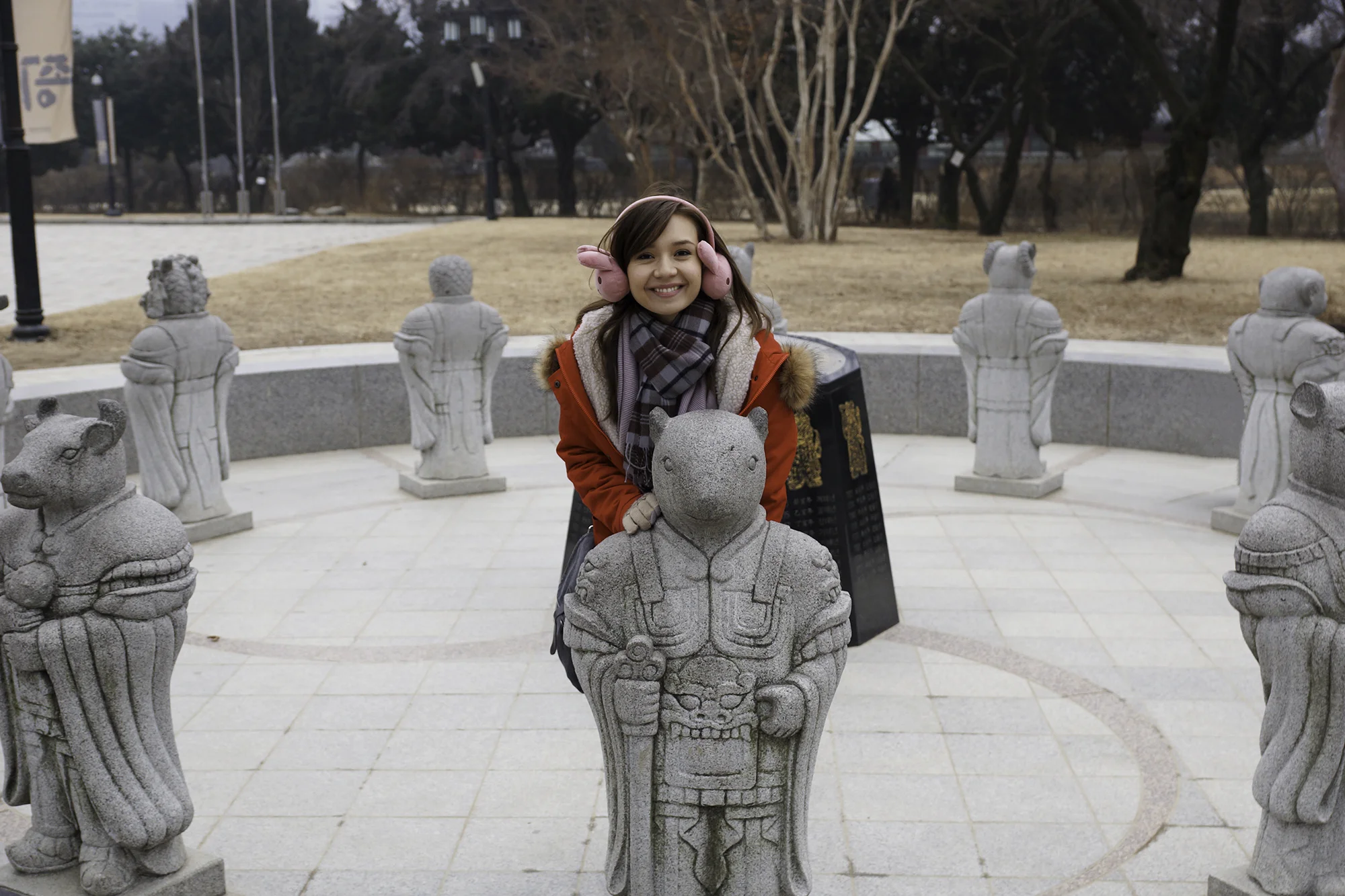 Zodiac Statues at the National Folk Museum of Korea, Seoul | Korea