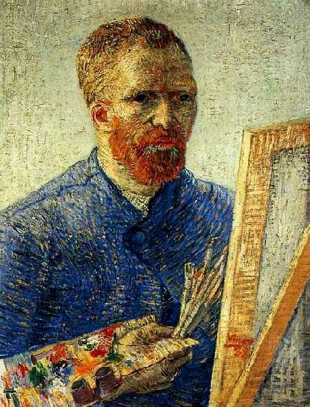 Self-Portrait as an Artist, 1888, oil on canvas, Van Gogh Museum