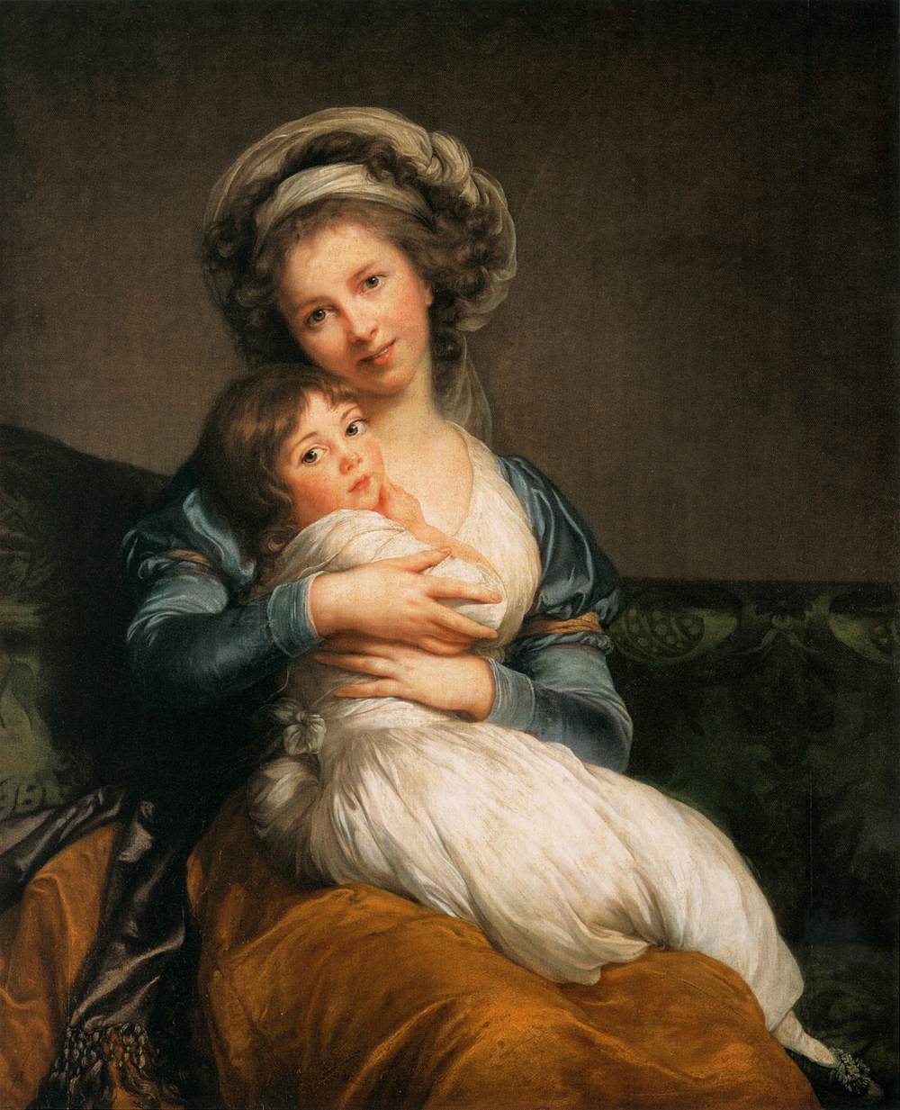Elisabeth Vigée Lebrun, Self-Portrait with her Daughter, Julie, 1786, oil on panel, Musée du Louvre