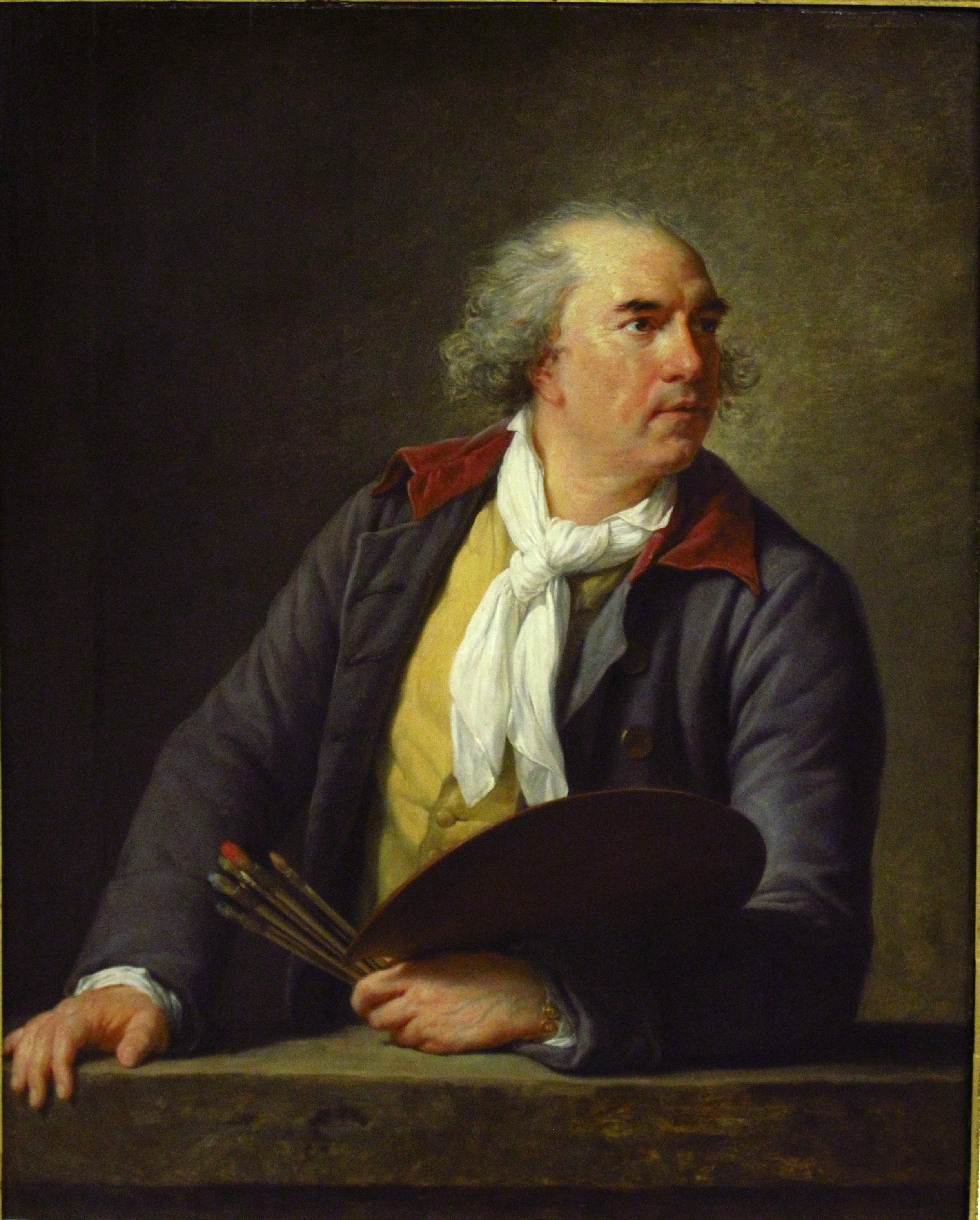 Elisabeth Vigée Lebrun, Hubert Robert, 1788, oil on canvas, Musée du Louvre