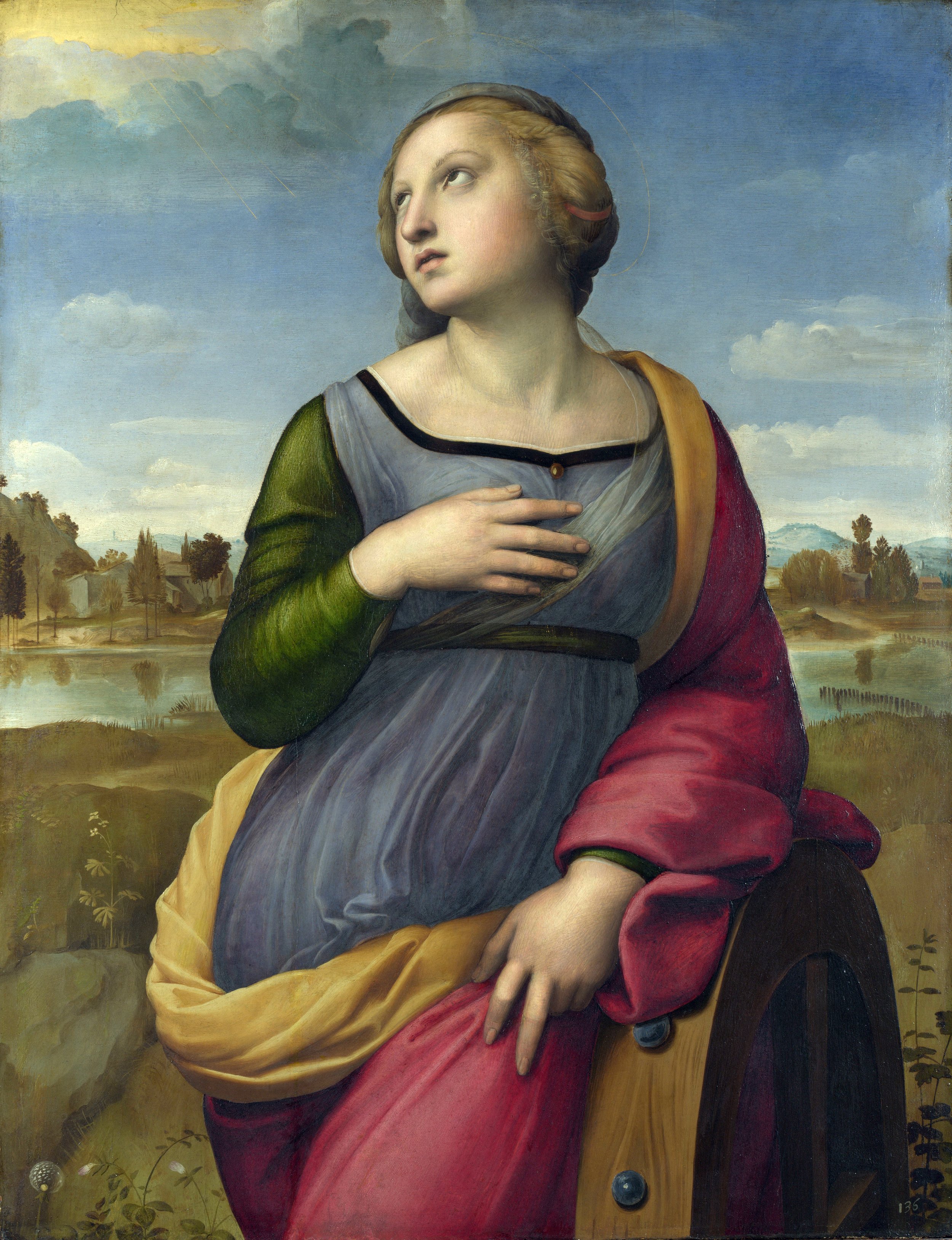 Raphael, St. Catherine of Alexandria, 1508, National Gallery, London, U.K.
