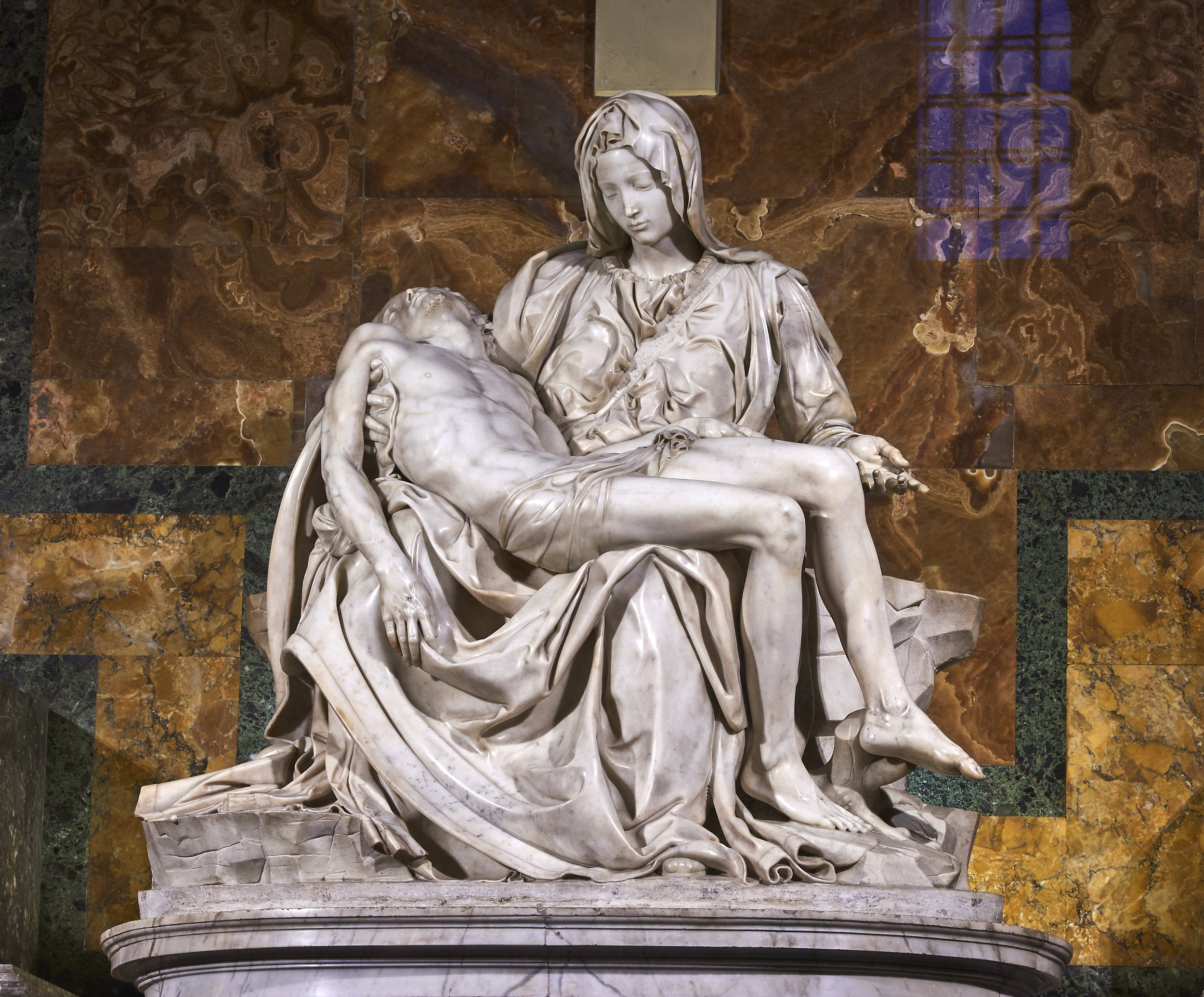 Michelangelo, Pietà - 1499-1500, Saint Peter's Basilica, Rome