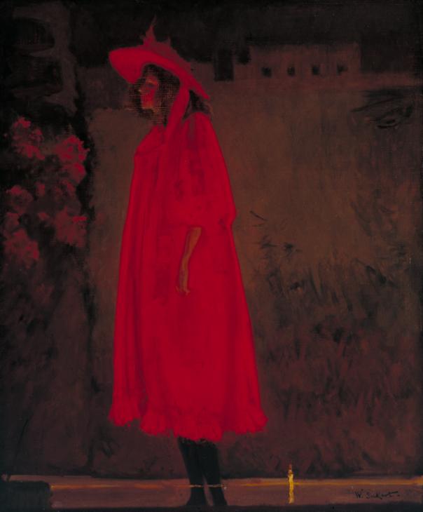 Walter Sickert, Minnie Cunningham, 1892, oil on canvas, 76.5 x 63.8 cm, Tate London