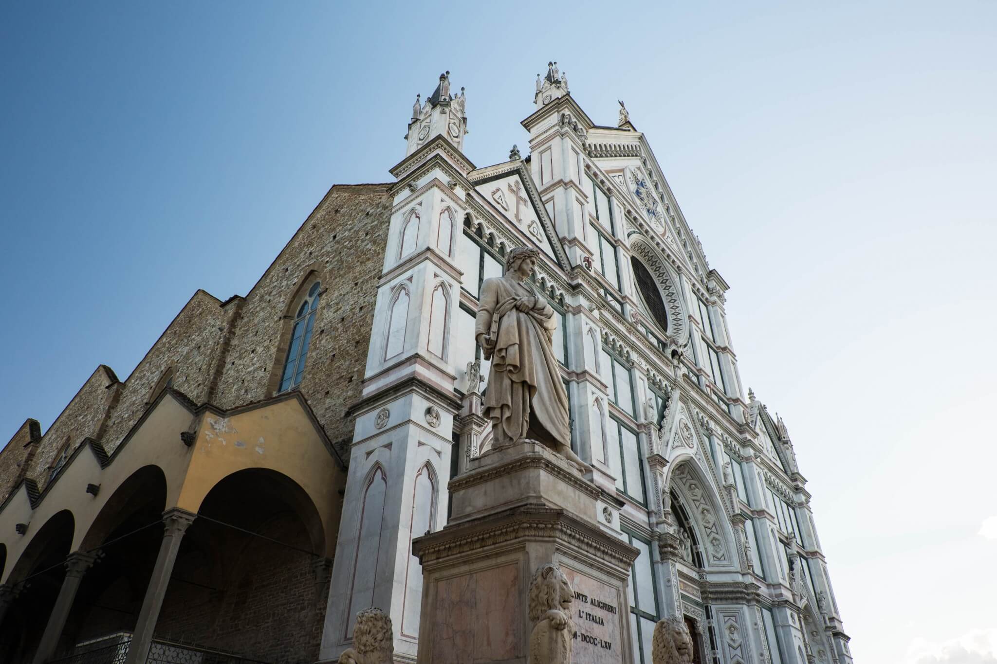 Santa Croce Cathedral, Florence-- the church that inspired Stendahl's fit of madness