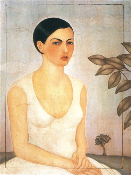 Frida Kahlo, Portrait of My Sister Cristina, 1928