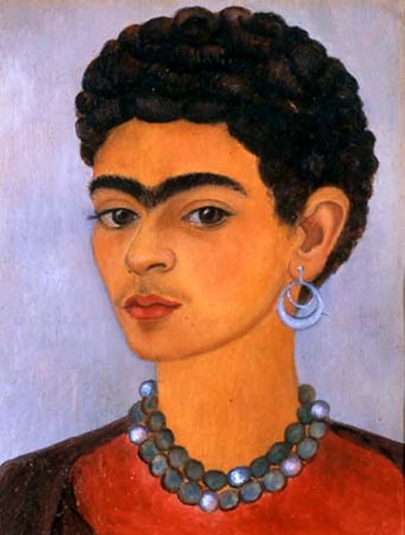Frida Kahlo, Self Portrait with Curly Hair, 1935 