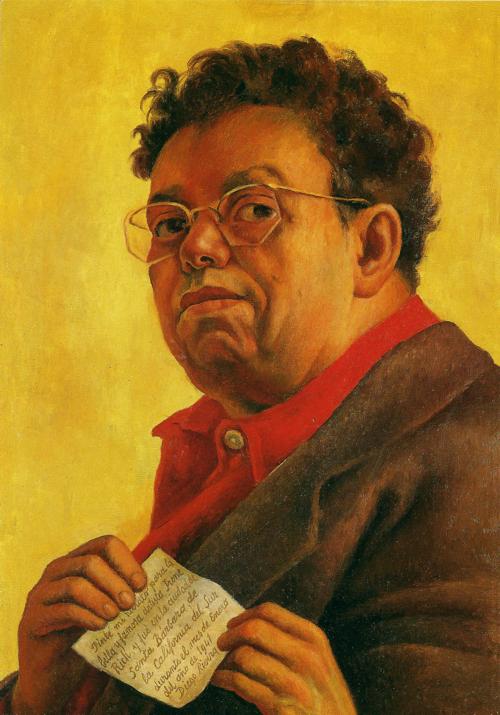 Diego Rivera, Self Portrait Dedicated to Irene Rich, 1941