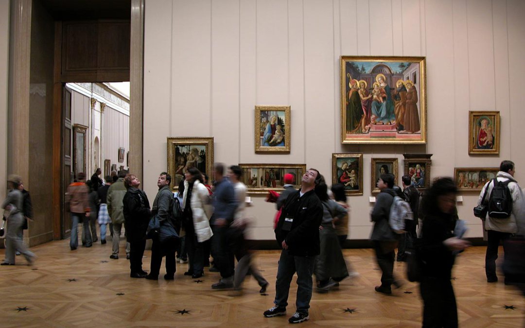 Salon Carré, the Louvre, as seen today