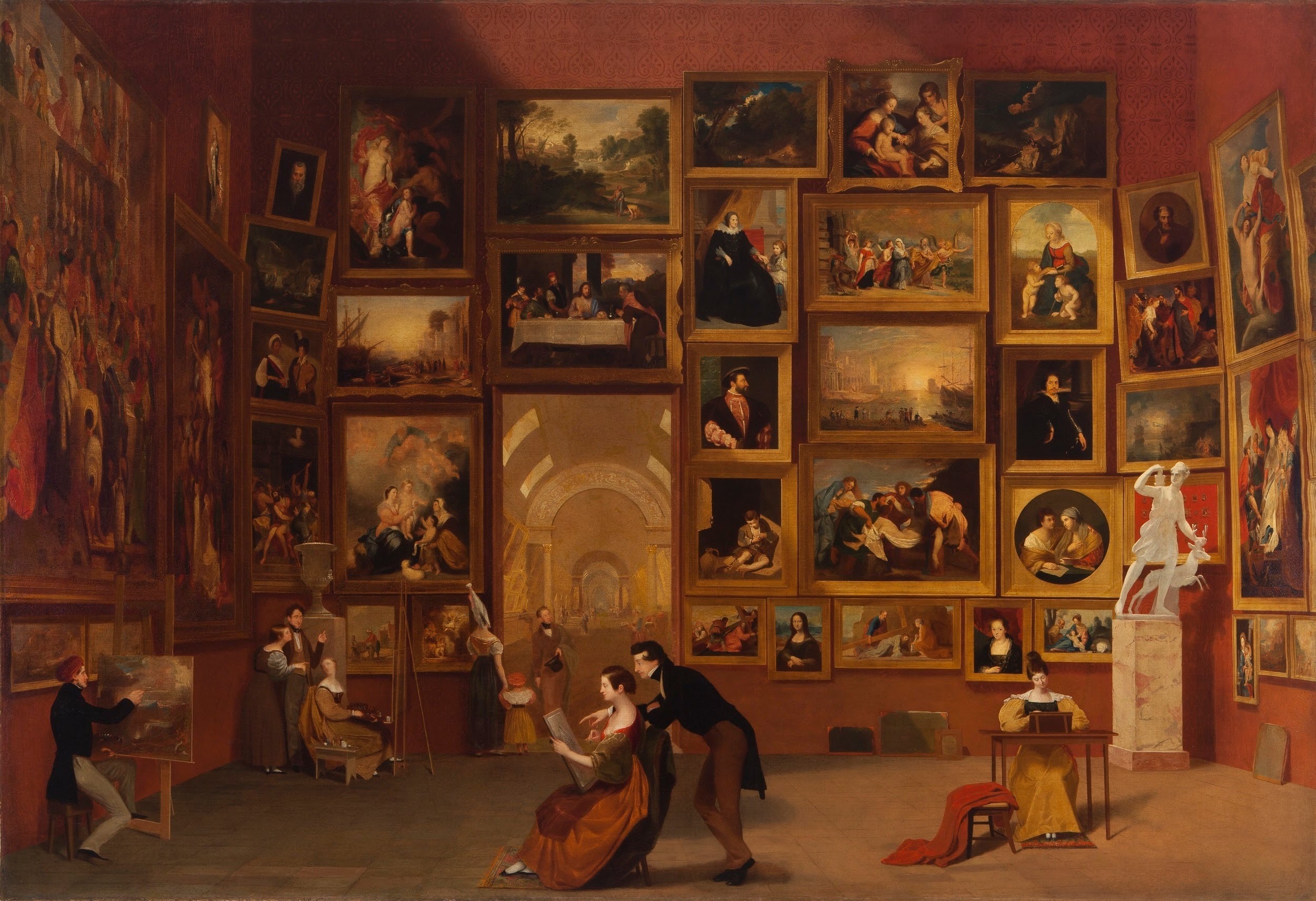 Samuel F. B. Morse's Gallery of the Louvre, 1831-1833