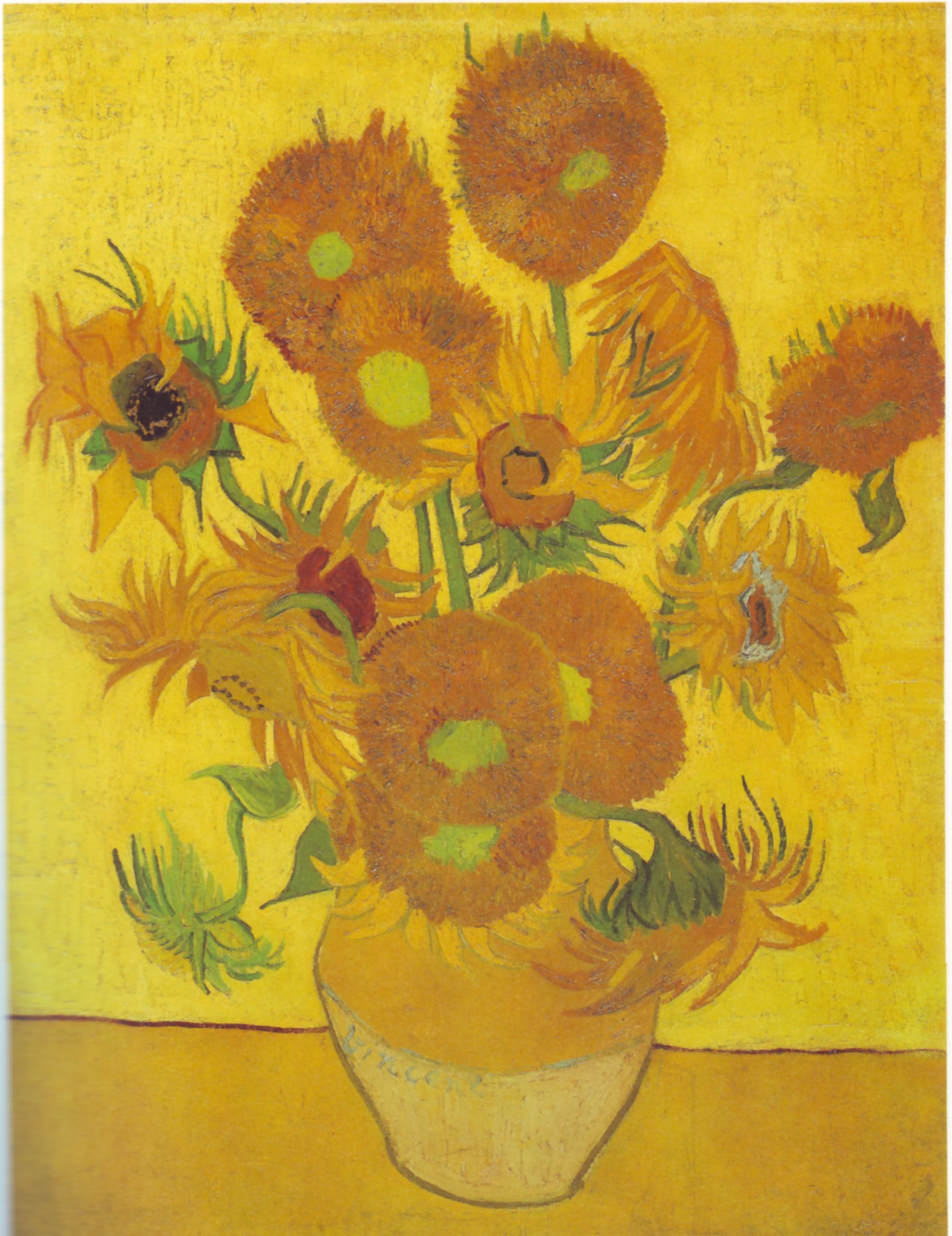  Vincent Van Gogh, Sunflowers Arles, 1888, oil on canvas, 92.5 x 73 cm, Vincent van Gogh Foundation / National Museum Vincent van Gogh, Amsterdam