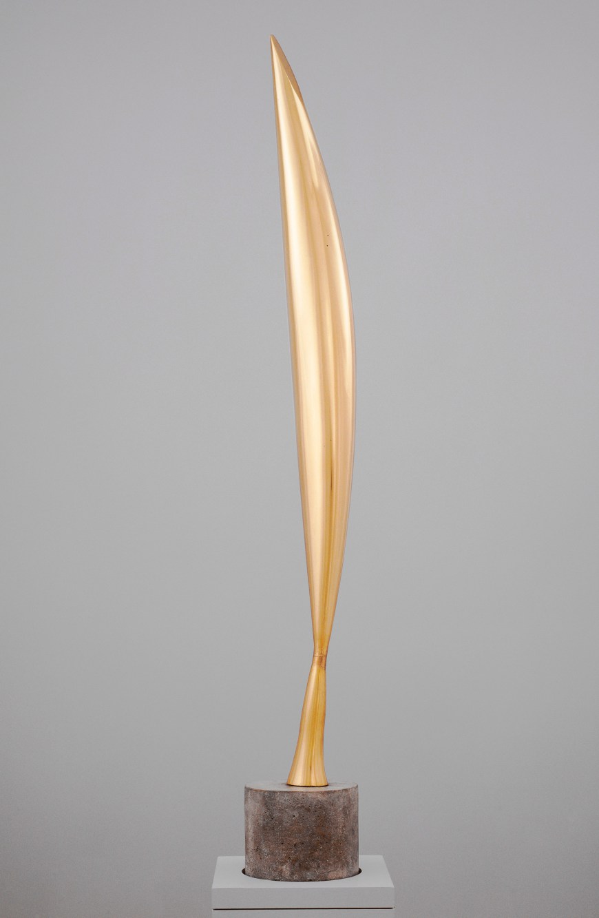Constantin Brancusi, Bird in Space, series from 1923-1940, polished brass (this example: Guggenheim Museum, New York)  