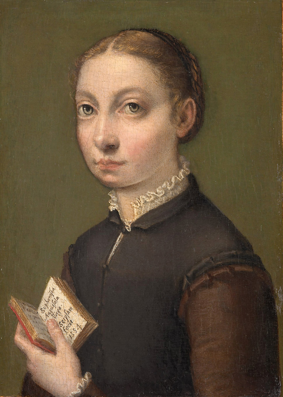 Sofonisba Anguissola, Self-portrait, 1554. Oil on canvas. 