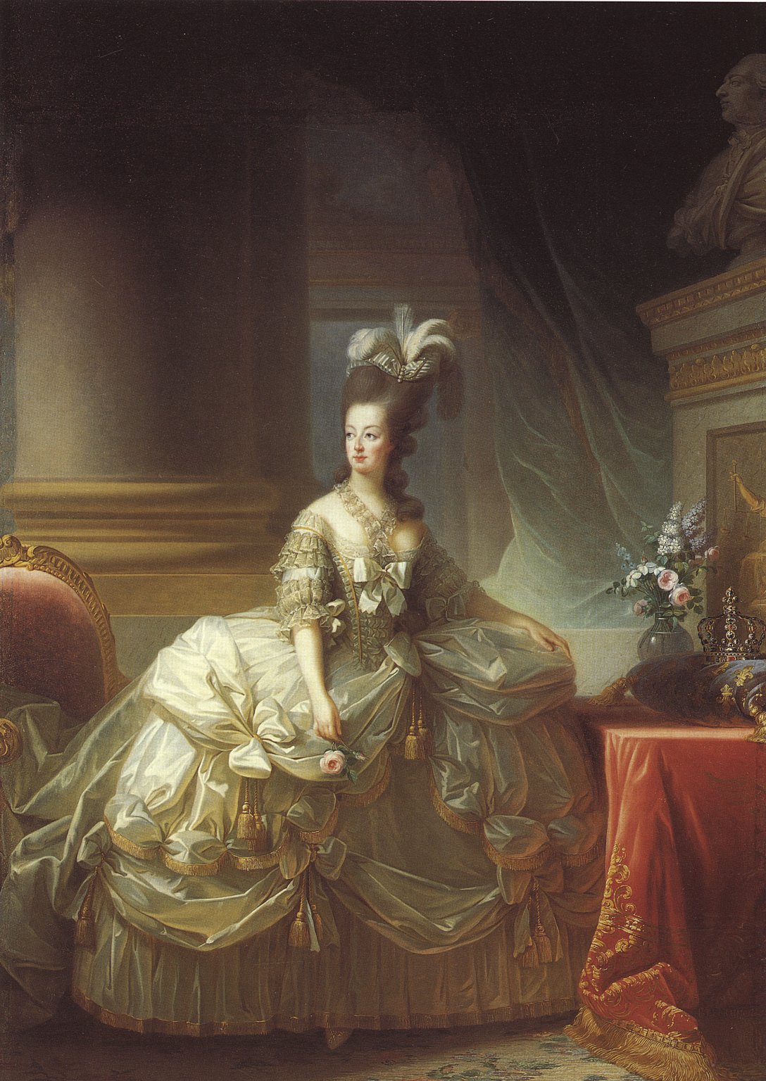 Elisabeth Vigée Lebrun, Marie Antoinette, 1778, oil on canvas, Kunsthistoriches Museum