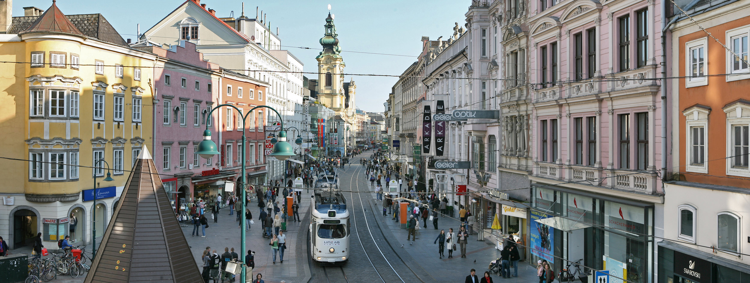  A view of Linz, Austria-- the proposed location of Hitler's cultural capitol 