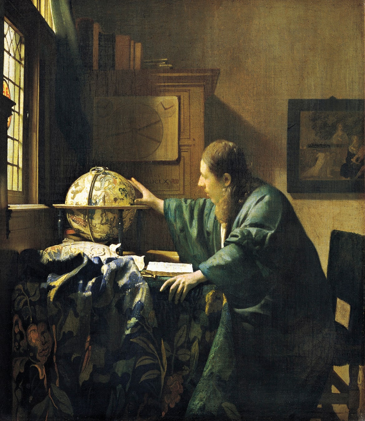  Vermeer's  The Astronomer , one of the most famous paintings destined for Hitler's museum 