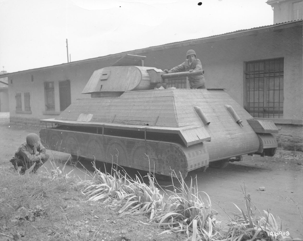 A cardboard tank prototype