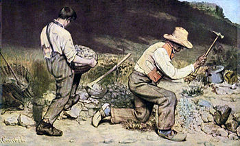 Gustave Courbet, The Stone Breakers, 1849–50 (destroyed during WWII)