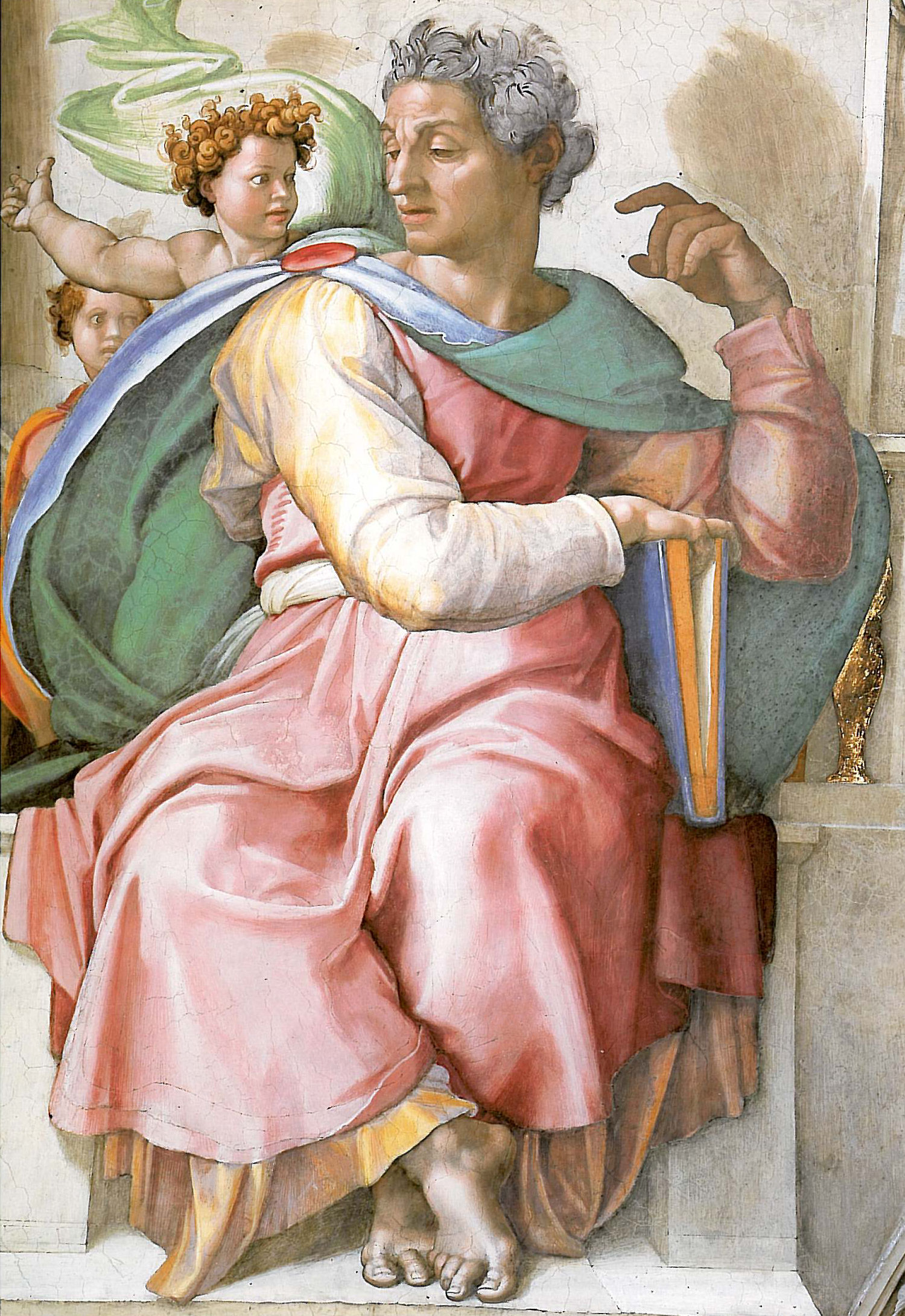 Michelangelo, The Prophet Isaiah, from the Sistine Ceiling, 1508-1512.