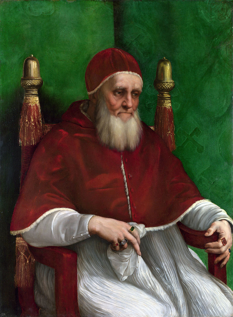 Raphael, Portrait of Pope Julius II, 1511-1512