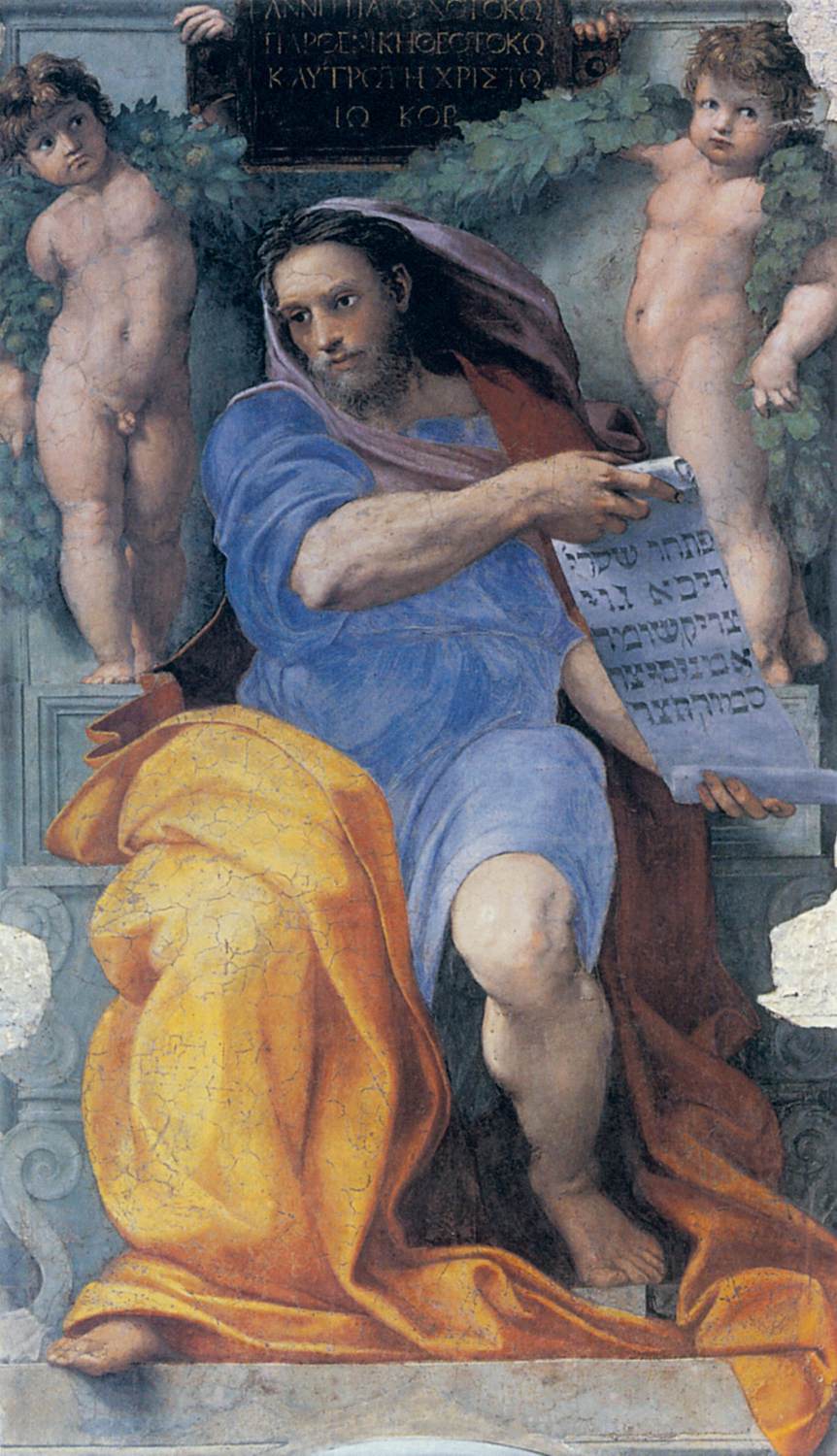 Raphael, the Prophet Isaiah from the Basilica di Sant'Agostino, 1512