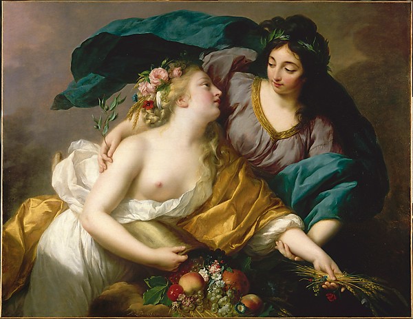 Élisabeth Louise Vigée Le Brun, Peace Bringing Back Abundance, 1780