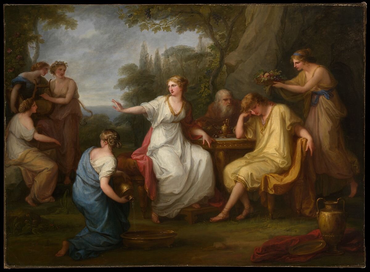 Angelica Kauffman, The Sorrow of Telemachus, 1783 (Copy)