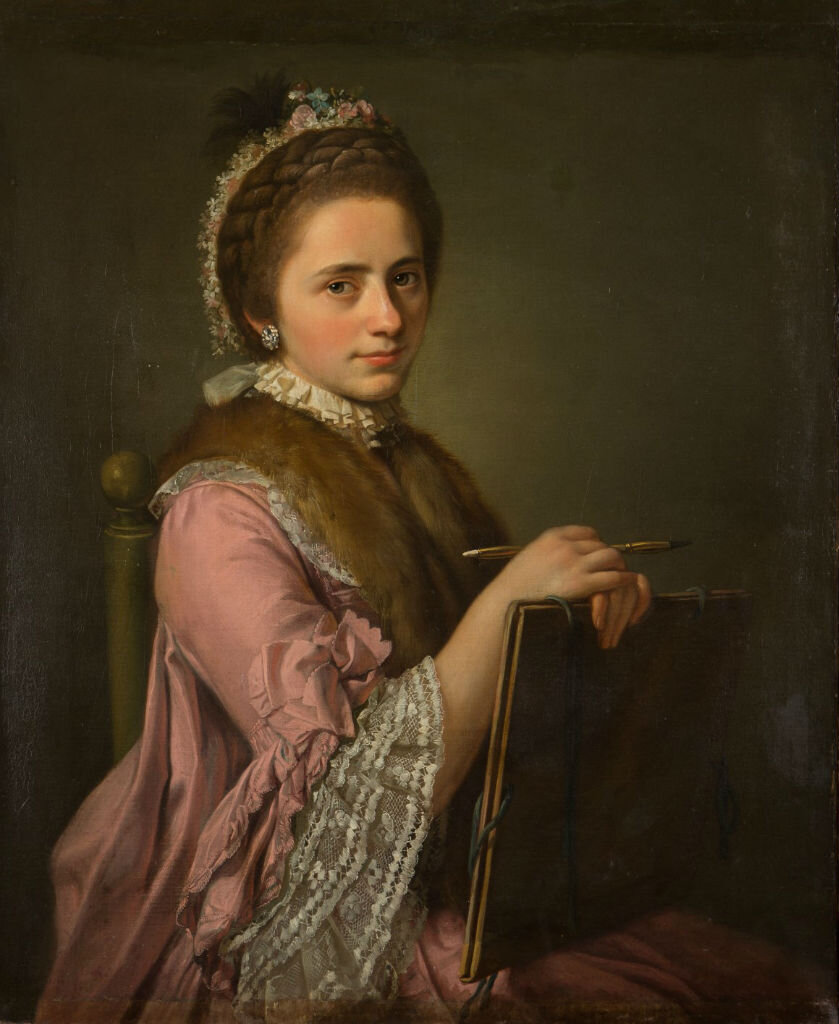 Nathaniel Dance, Portrait of Angelica Kauffman, c. 1764 (Copy)