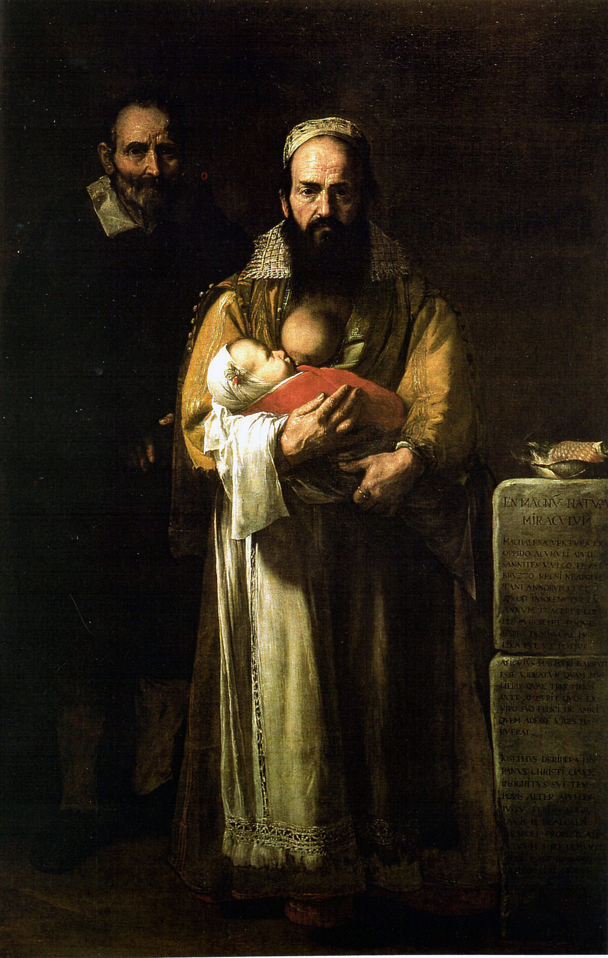 Jusepe de Ribera, Magdalena Ventura and her Family (The Bearded Woman), 1631