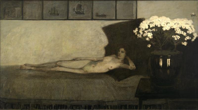 Romaine Brooks, Azalées Blanches (White Azaleas), 1910 (Copy)