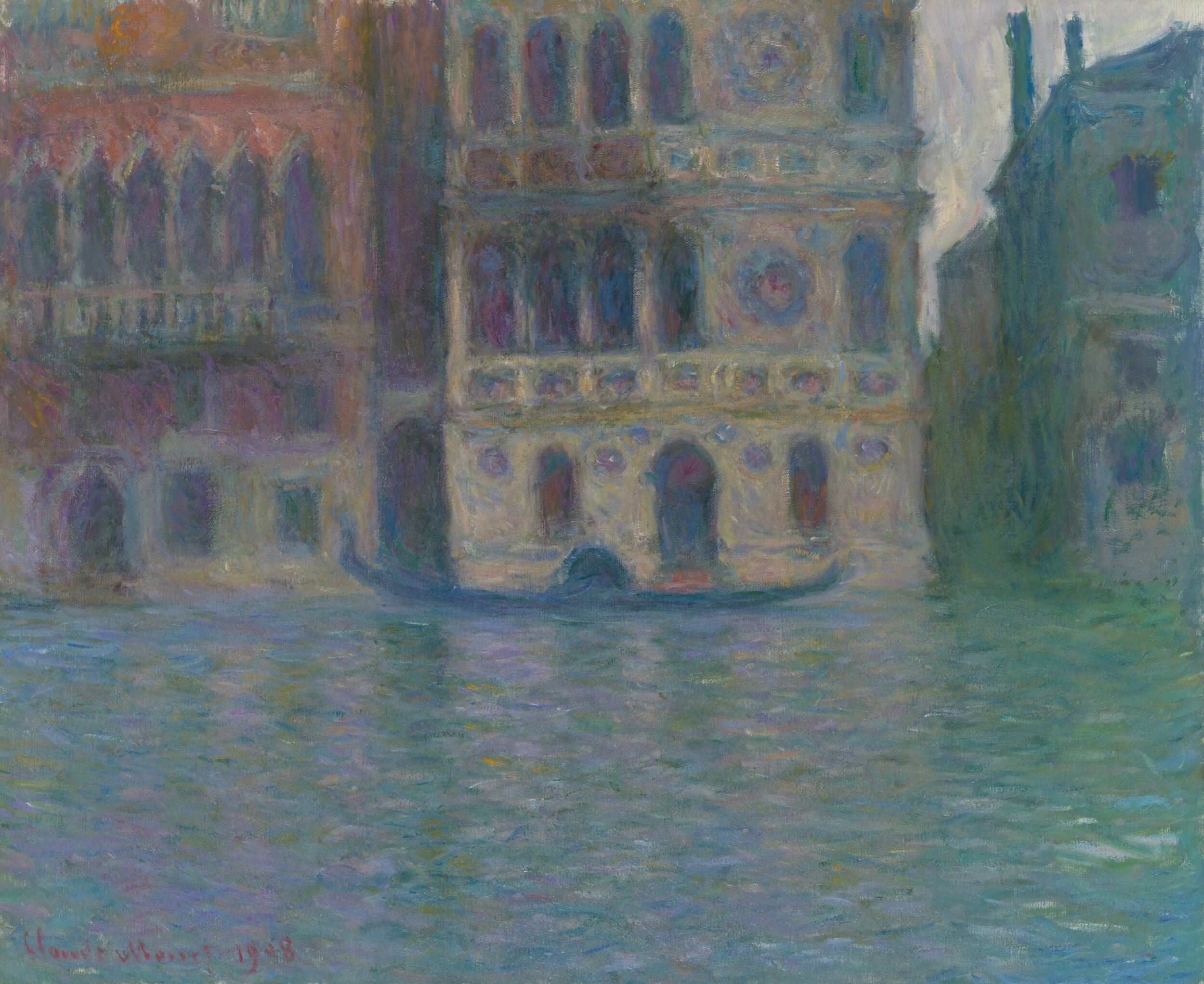 Detail from Monet's Palazzo Dario