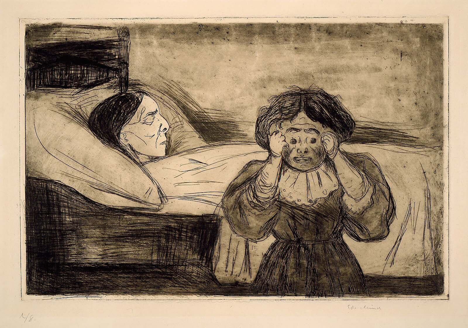 Edvard Munch, The Dead Mother and her Child, 1901