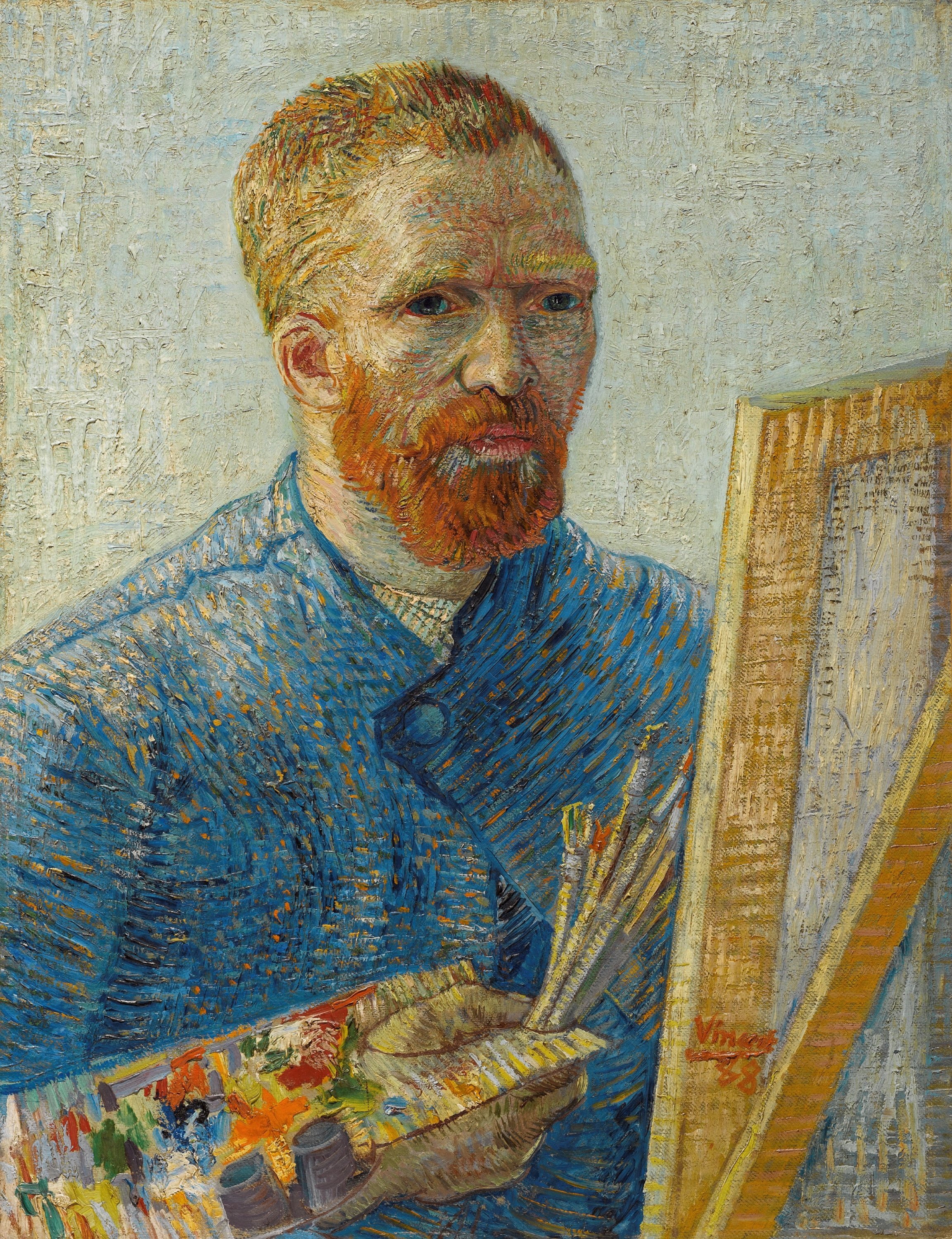Vincent van Gogh, Self-Portrait as a Painter, 1888-89