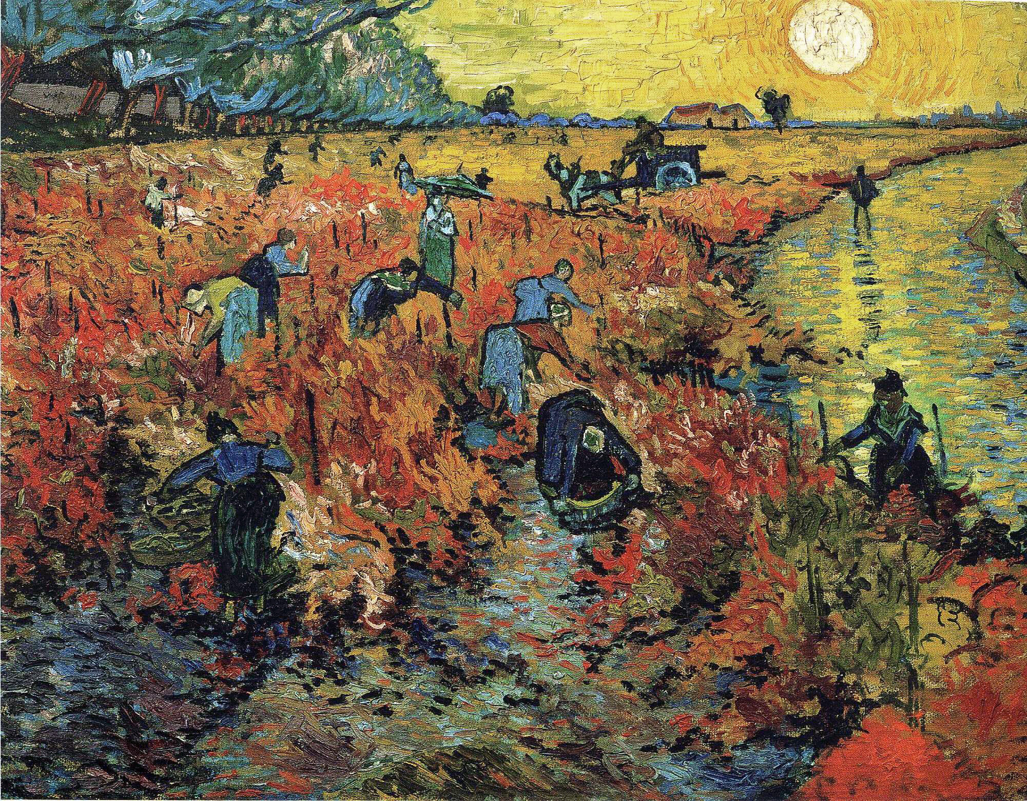Vincent van Gogh, The Red Vineyards near Arles, 1888