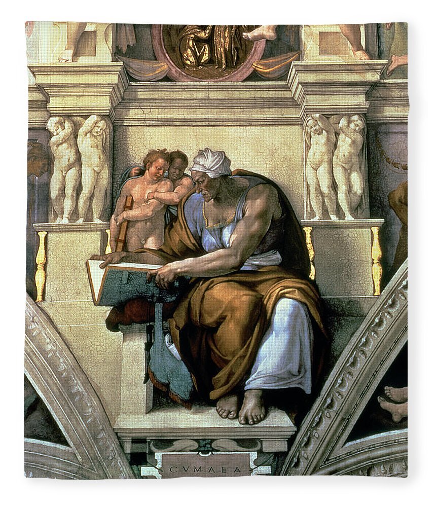 Michelangelo, Cumaean Sibyl from the Sistine Chapel