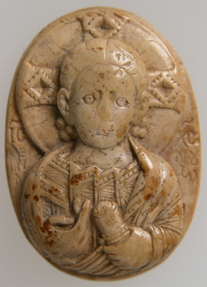 Byzantine,  Cameo with Christ Emmanuel, 1200–1400